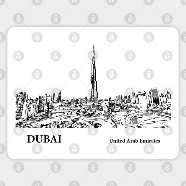Dubai United Arab Emirates Sticker by Lakeric